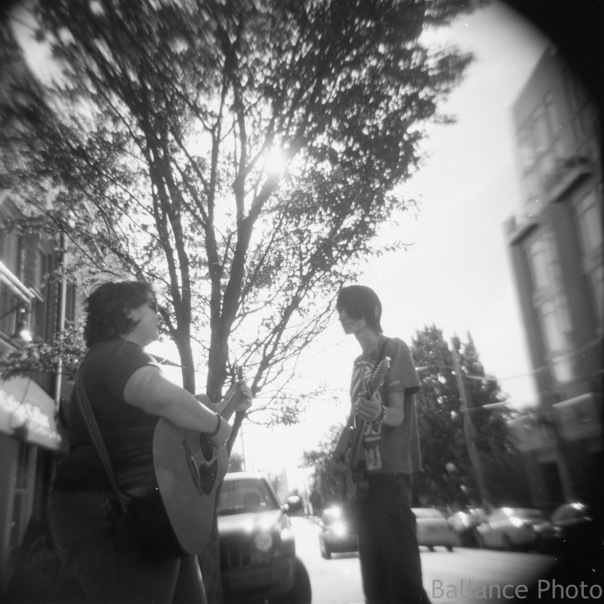 Holga (2 of 12) - Street Musicians in NoDa