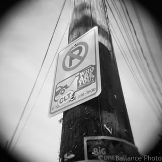 Holga (6 of 12) - No Parking, Who are you?