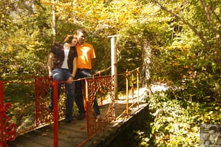 Ajay and Meredith - UNCC Botanical Gardens-6