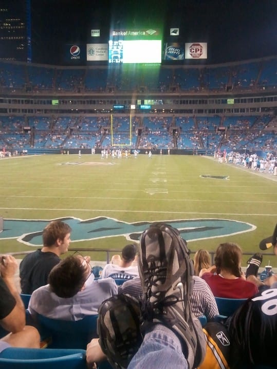Travelling Feet at Carolina Panthers