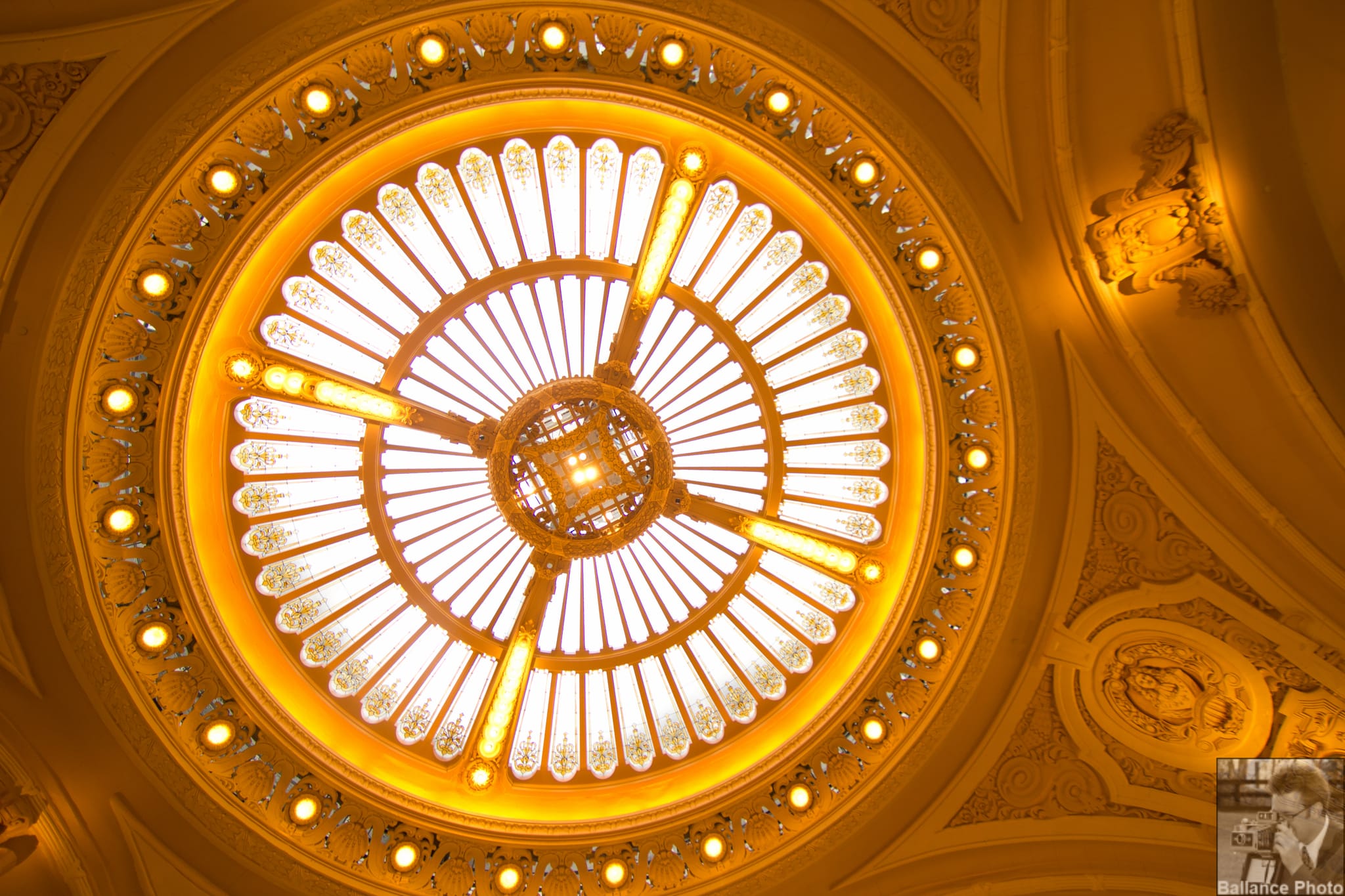 Ceiling of The Battle House Hotel - Mobile, AL