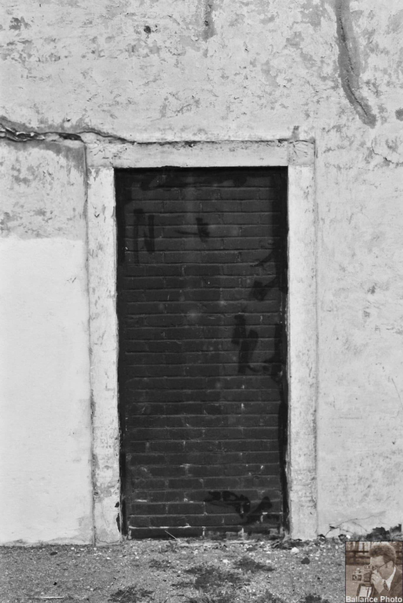 Black Brick Door