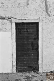 Black Brick Door