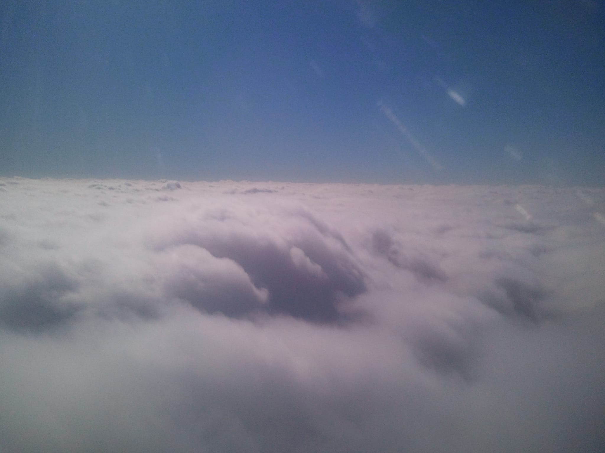 Clouds over Charlotte today