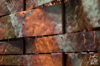 Metal wall at the American Indian Museum - Washington, DC
