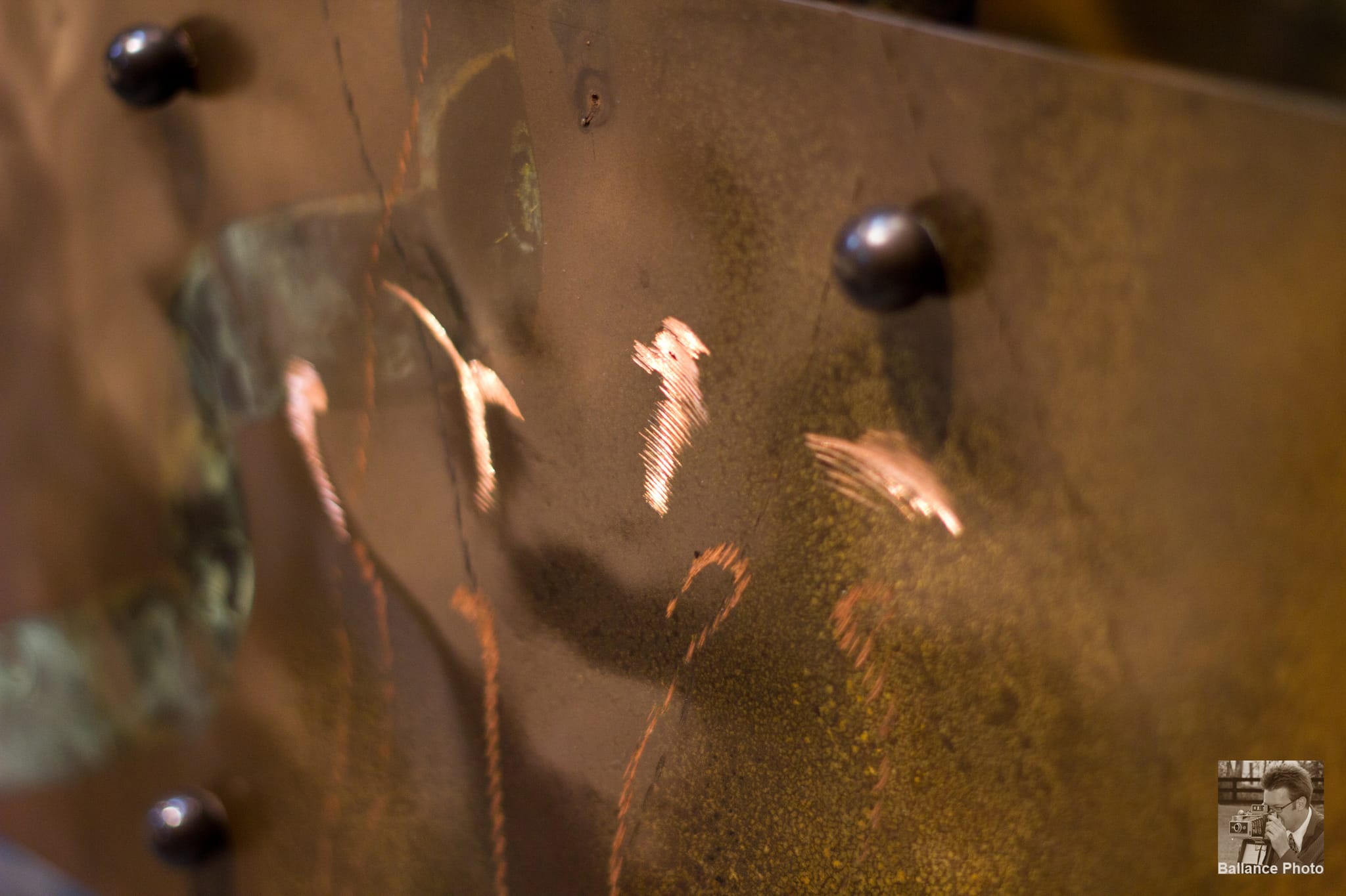 Close up of metal wall at the American Indian Museum - Washington, DC