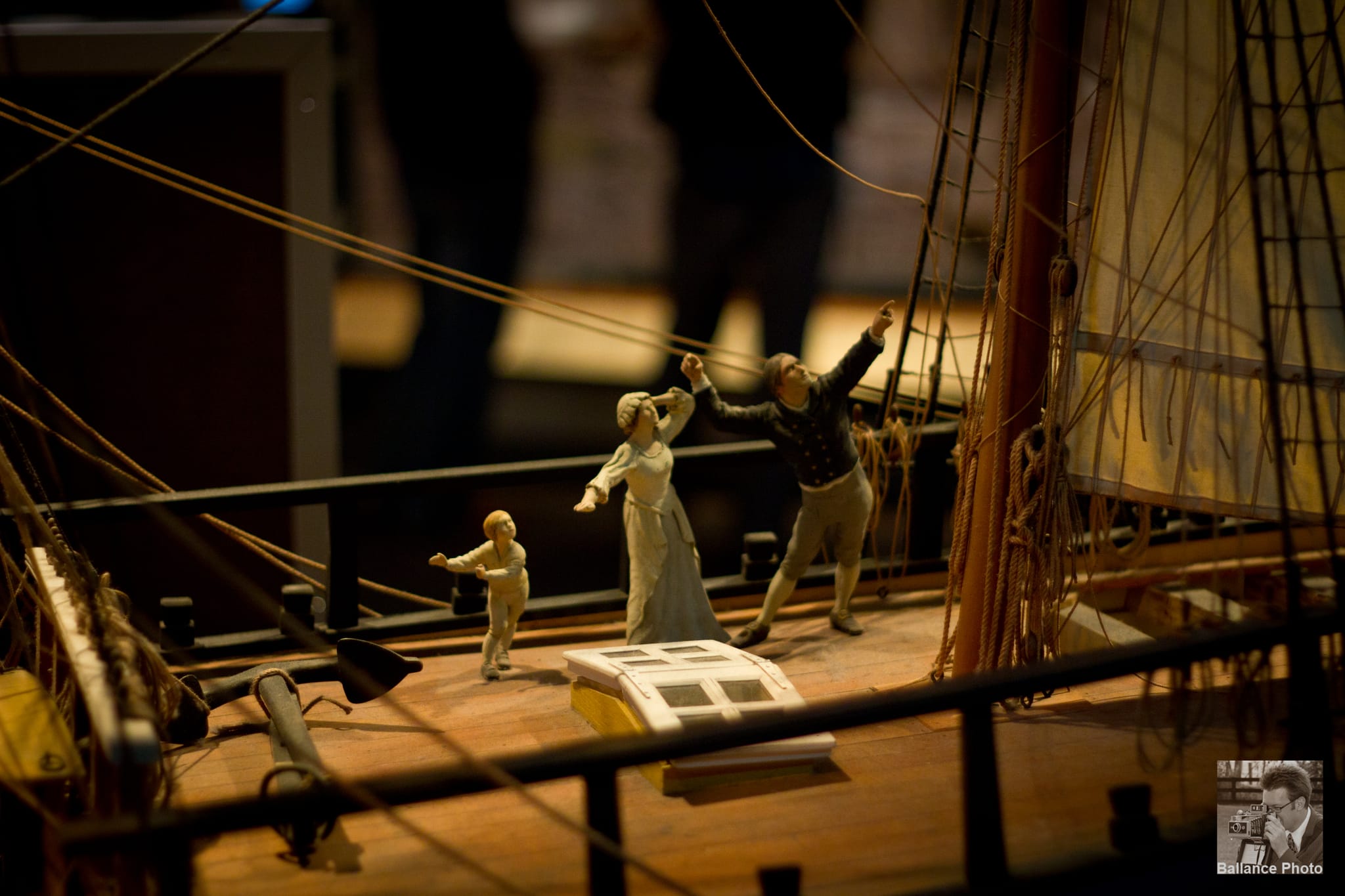 Miniatures on a Ship