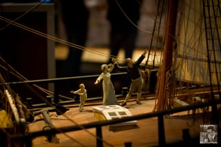 Miniatures on a Ship