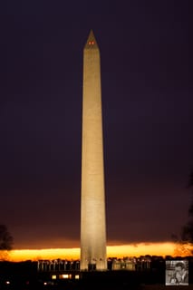 National Monument at Sunset