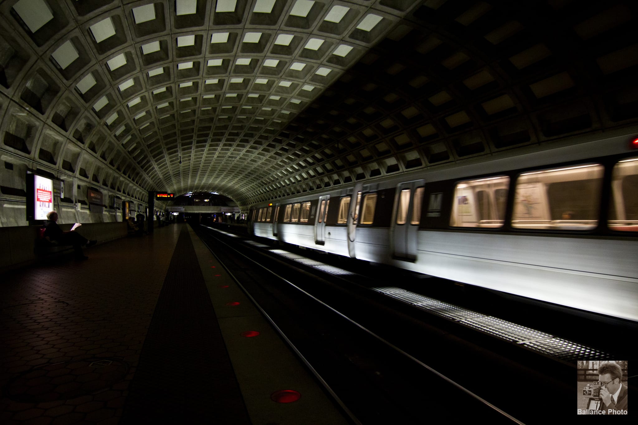 Passing Metro Train - Washington, DC