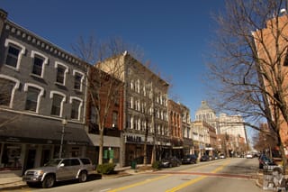 Looking down Elm St - Greensboro, NC