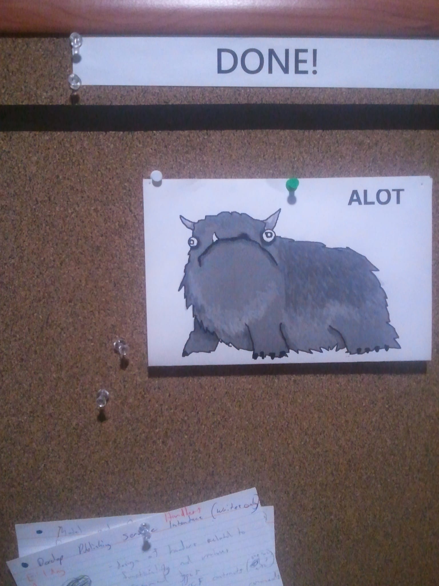ALOT has gotten done.