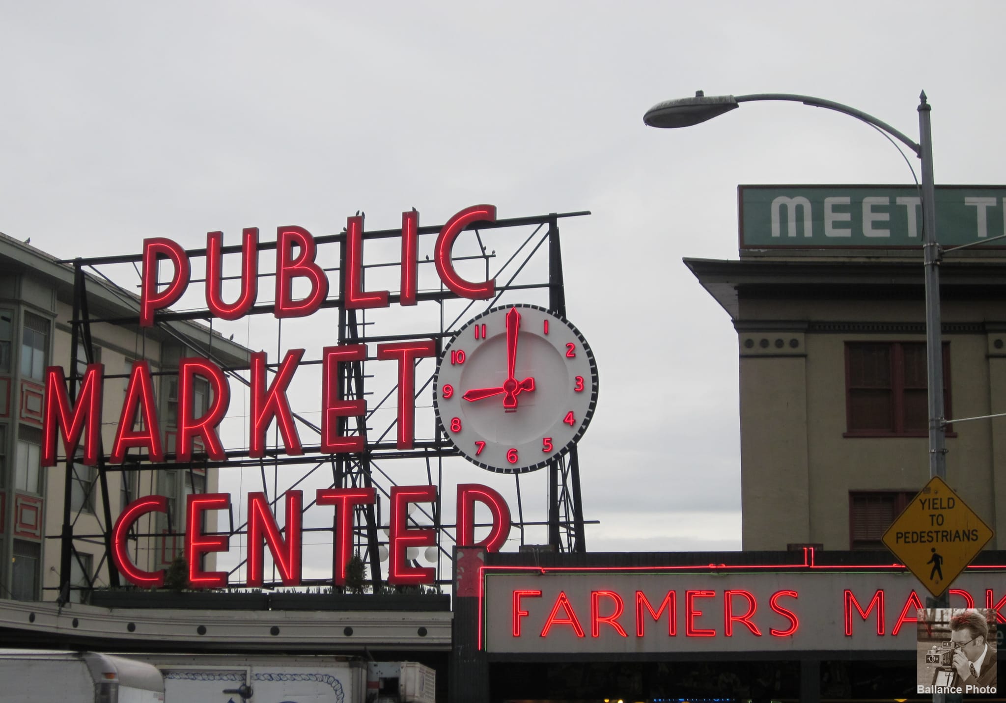 Public Market Center daytime - Pike's Place Market