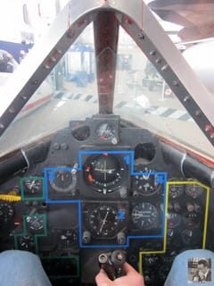 SR-71 Cockpit gauges - Aviation Museum, Seattle, WA