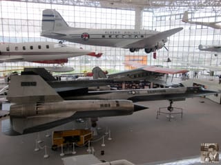 SR-71 Blackbird and Alaska Airlines - Aviation Museum, Seattle, WA