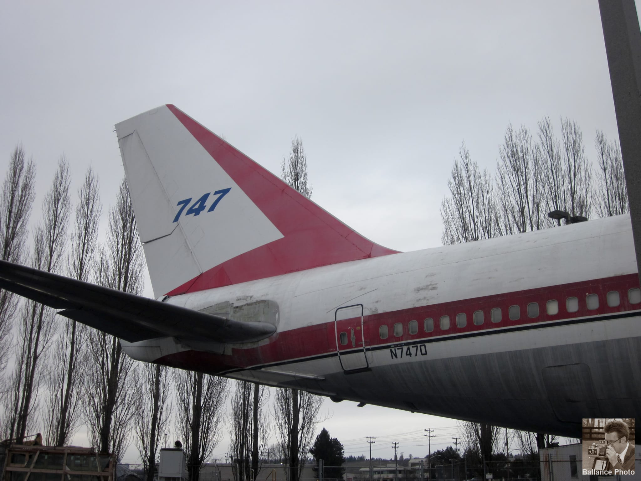 Tail Section of the first 747 ever built - Aviation Museum, Seattle, WA