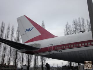 Tail Section of the first 747 ever built - Aviation Museum, Seattle, WA