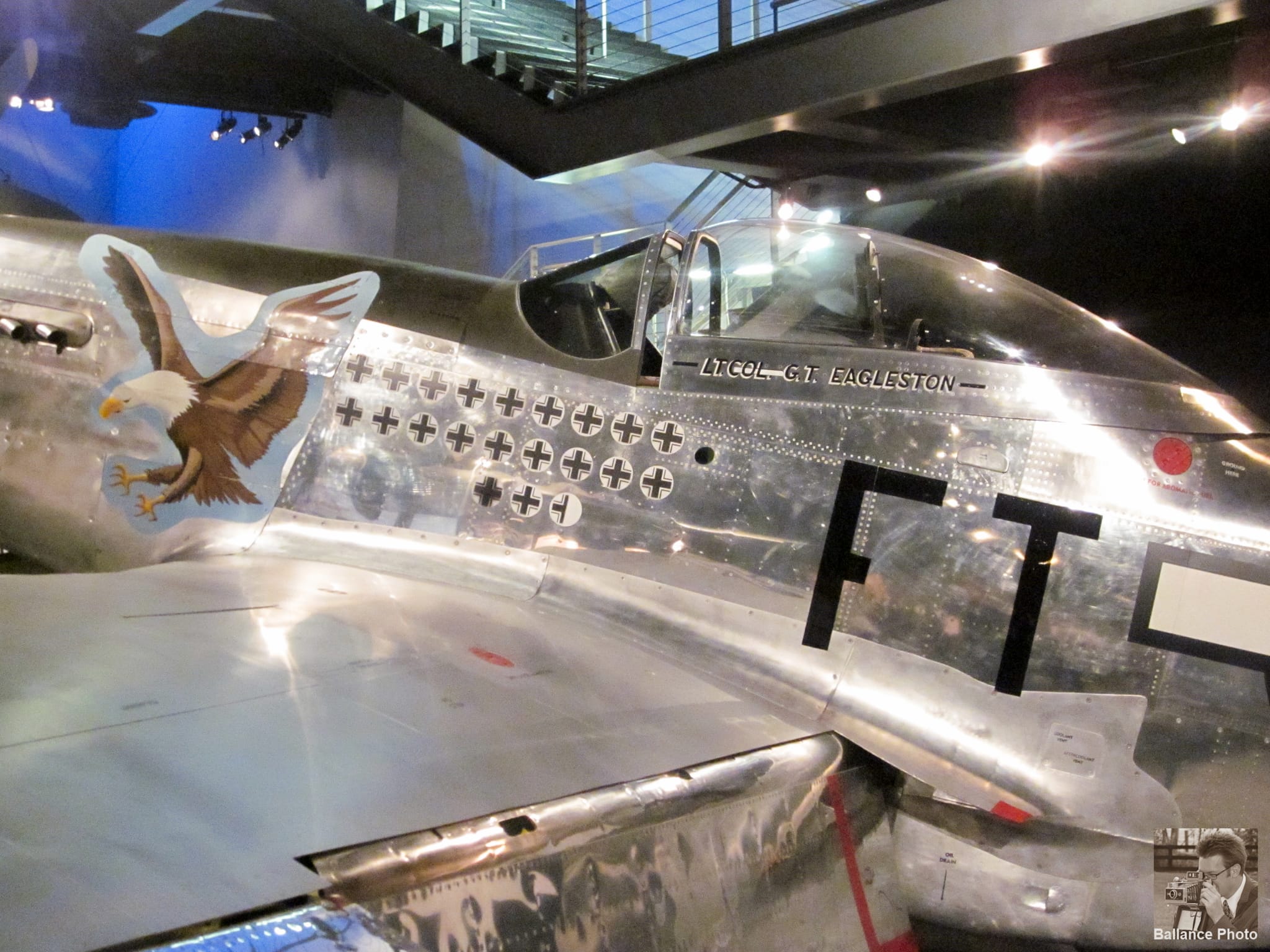 LT Col. G. T. Eagleston's plane