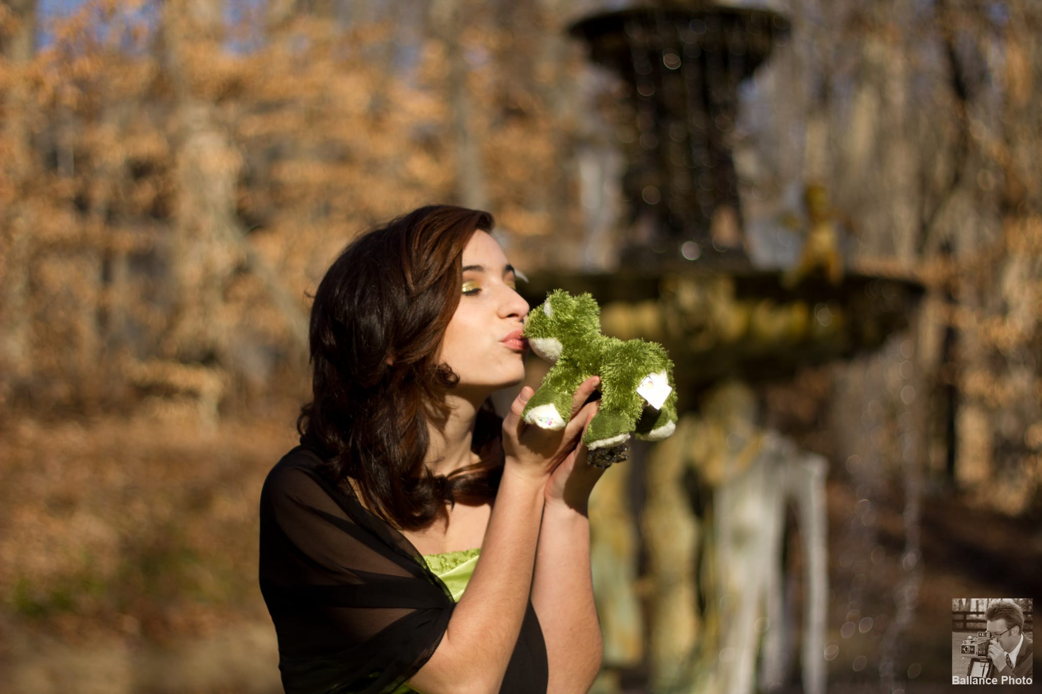 Sleeping Beauty kisses her Frog Prince - Castle Mcculloch