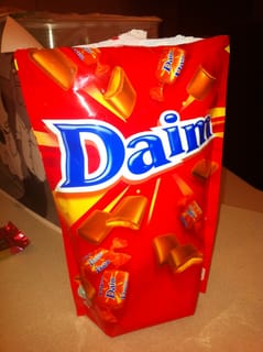 Someone brought a Diam bag to work today. (pronounced "dime")