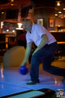 Roger bowling...