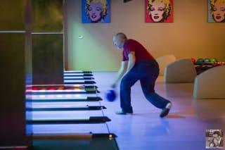 Roger bowling...