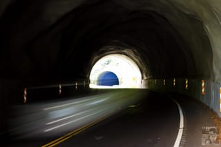 Around the corner