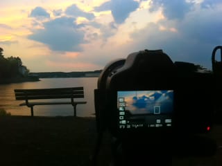 Photographing the Sunset