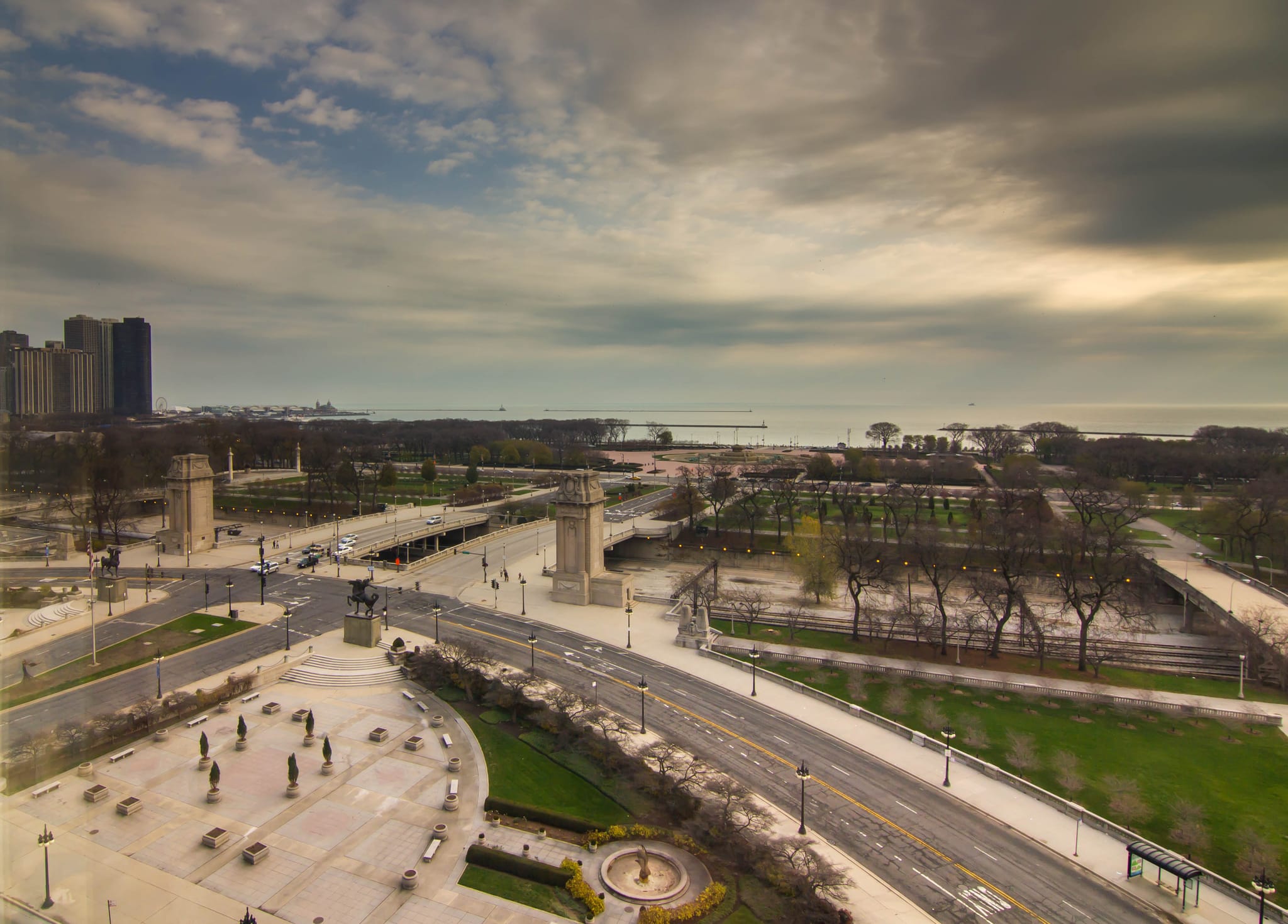 View from The Congress Hotel