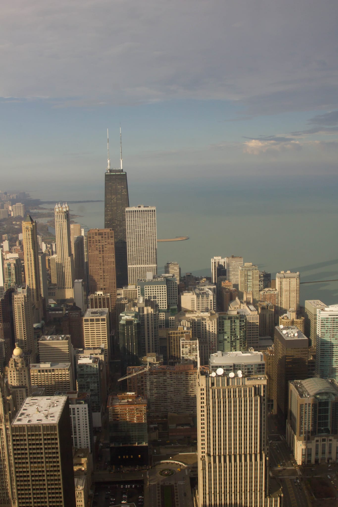 John Hancock building from Mid-America Club in Aon Center