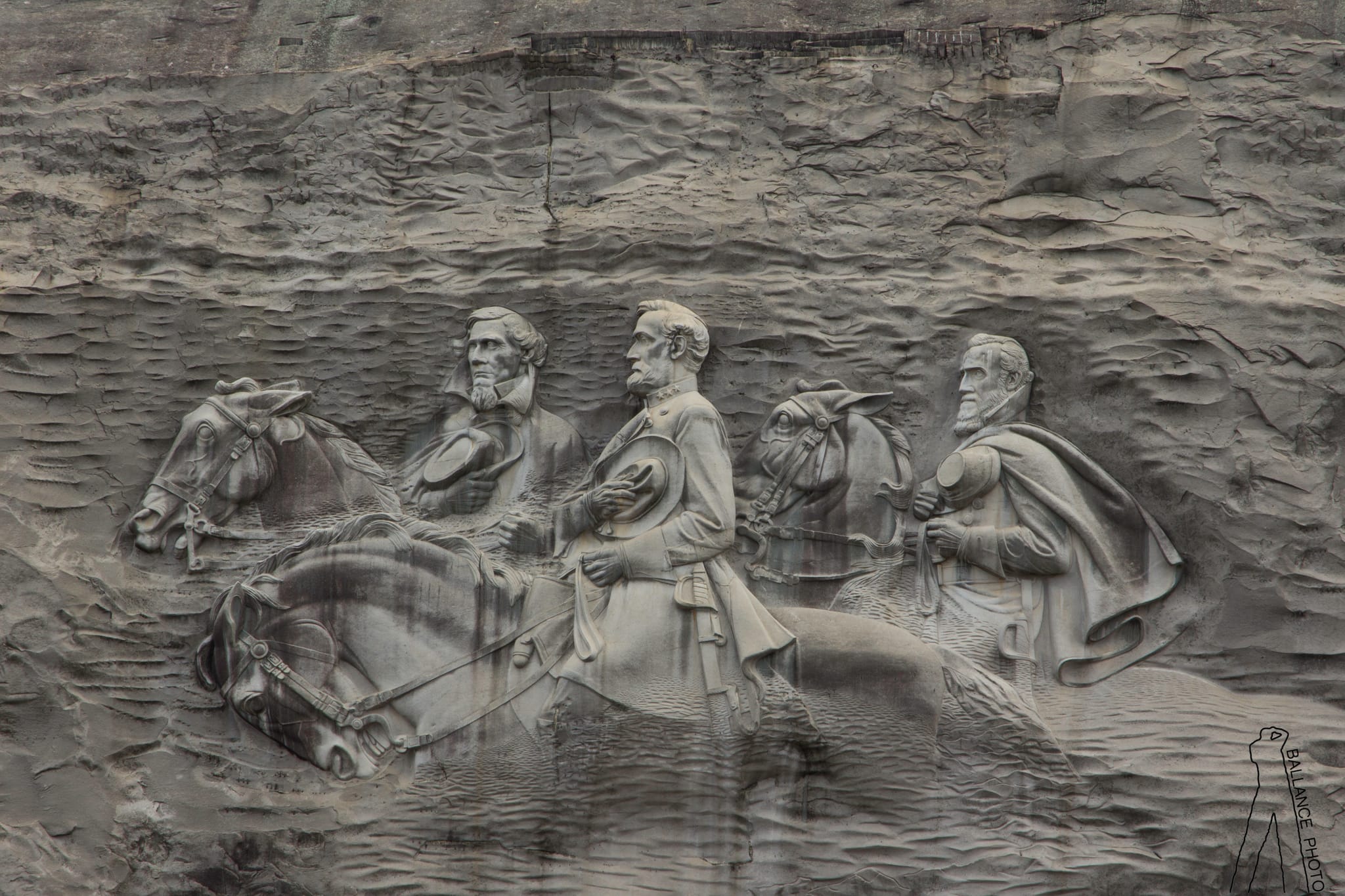 Confederate Mt Rushmore