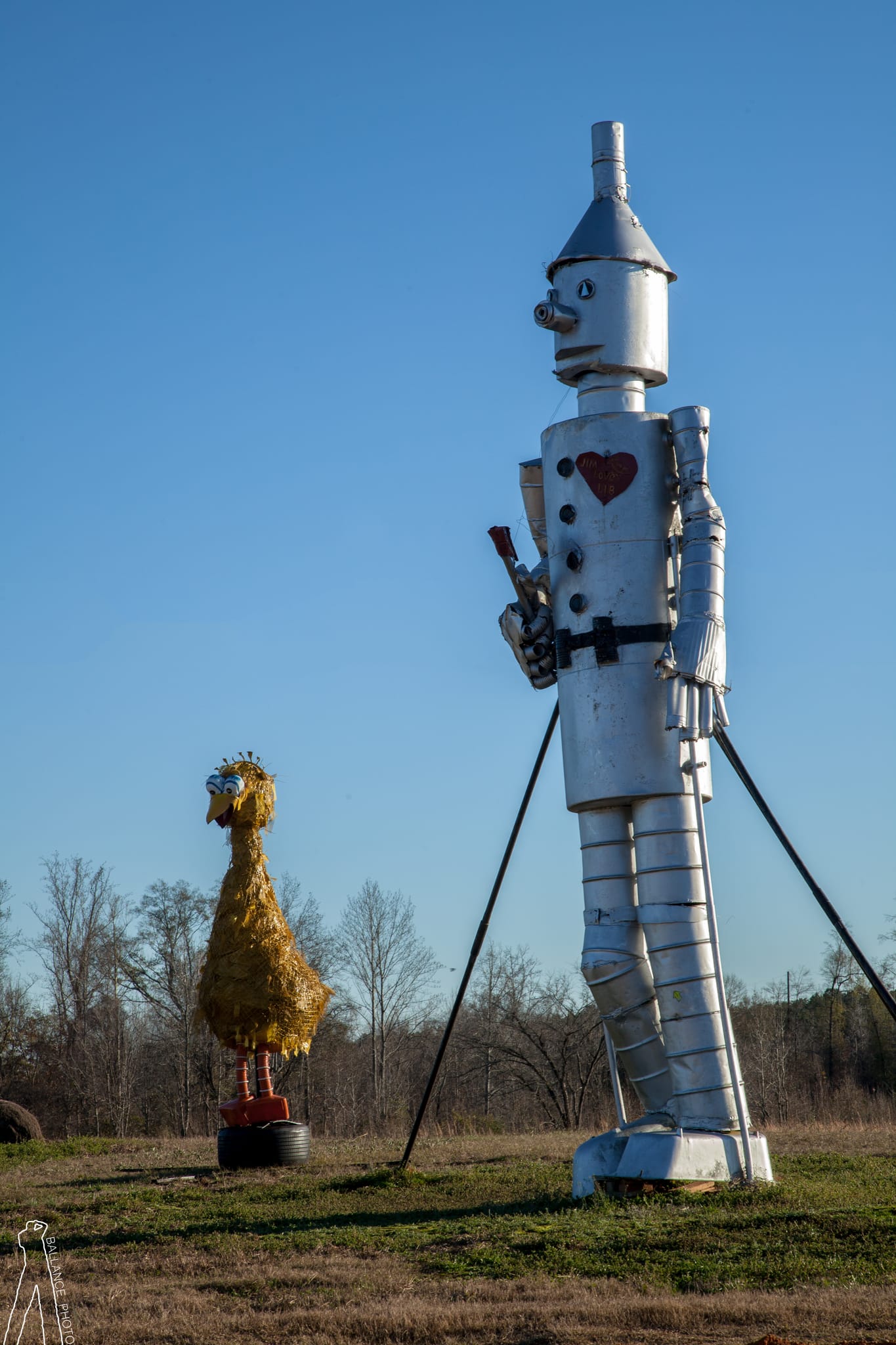 Big Bird and Tin Man