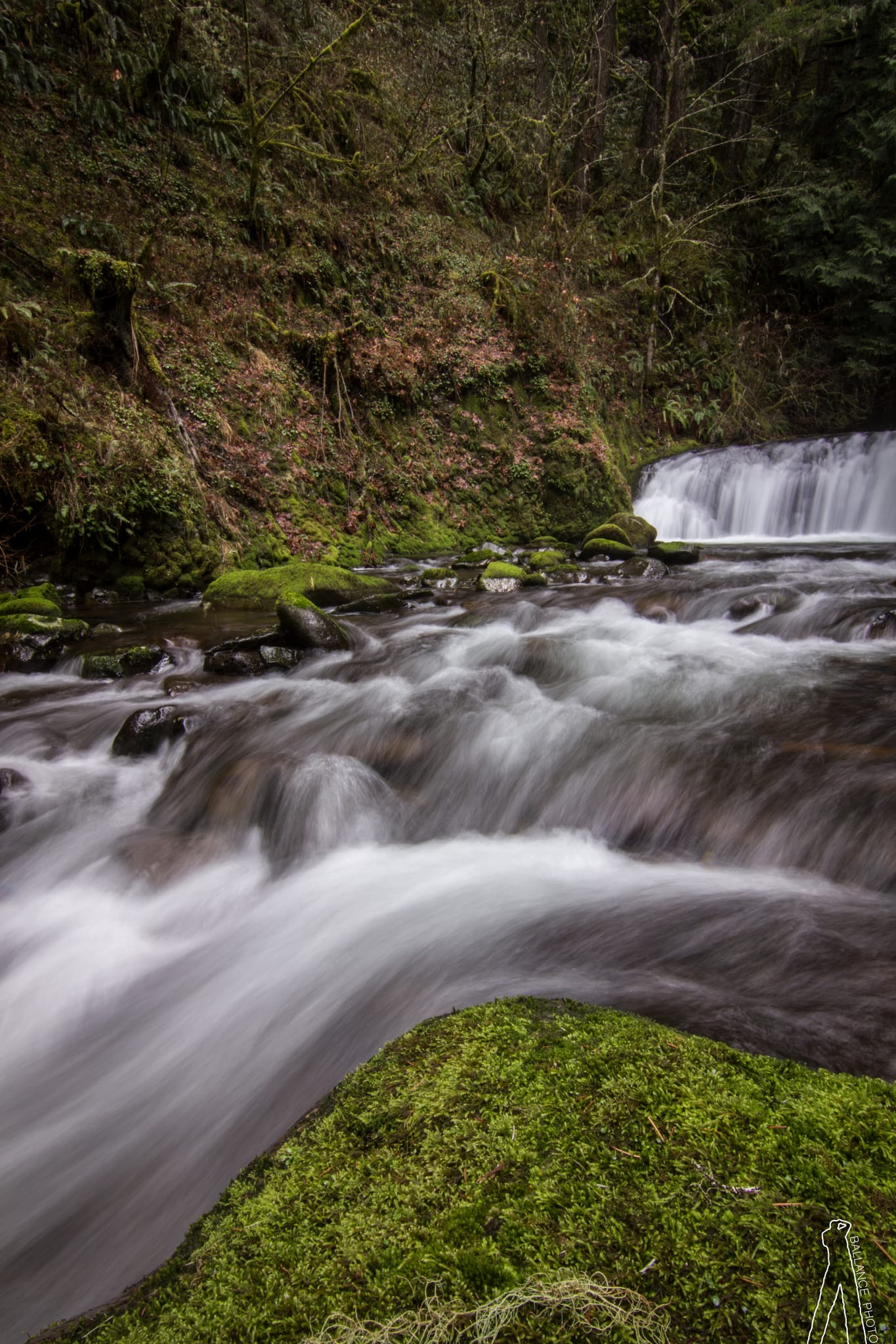 Upper Falls along the trail