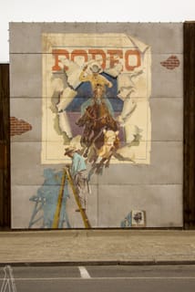 Toppenish - Painting a Rodeo