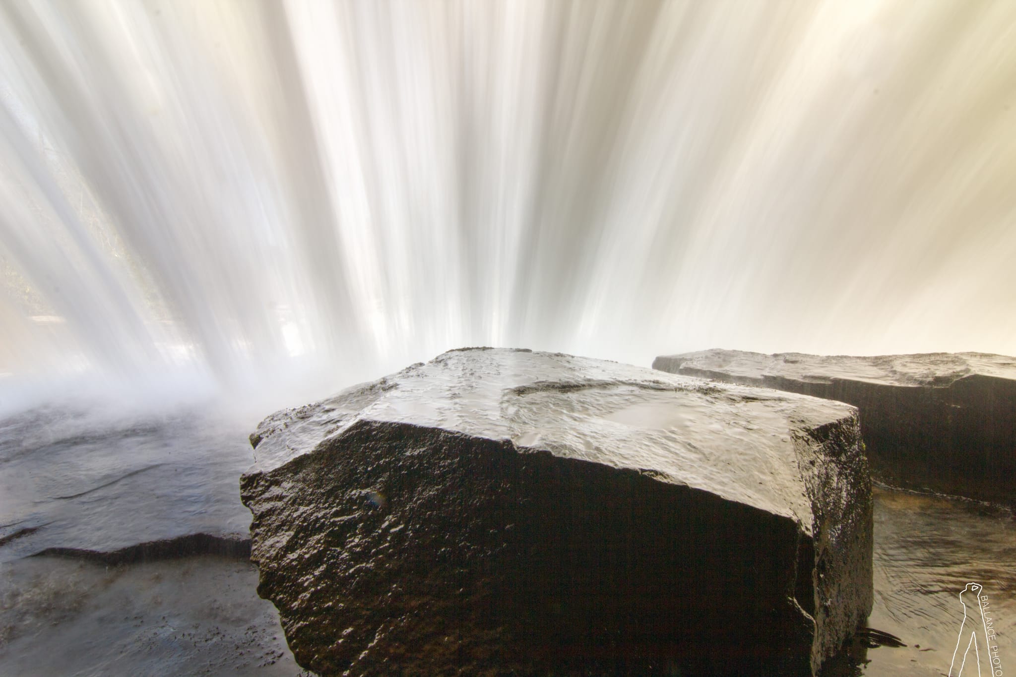 Rock behind Bridal Veil Falls