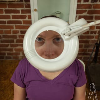 Creepy Kate is creepy - space helmet