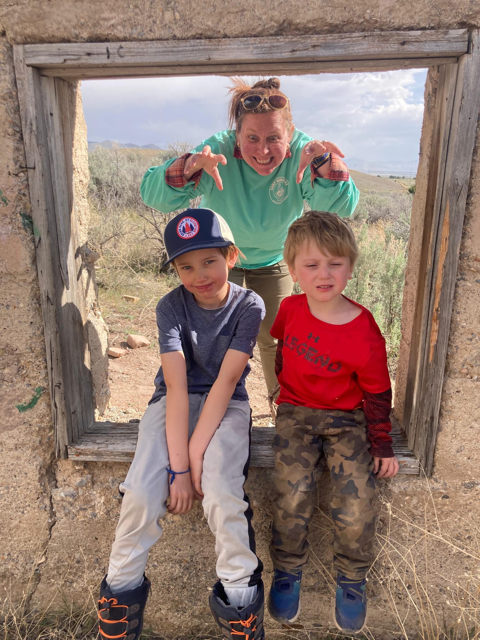 Kate Bash Wes in the Utah desert